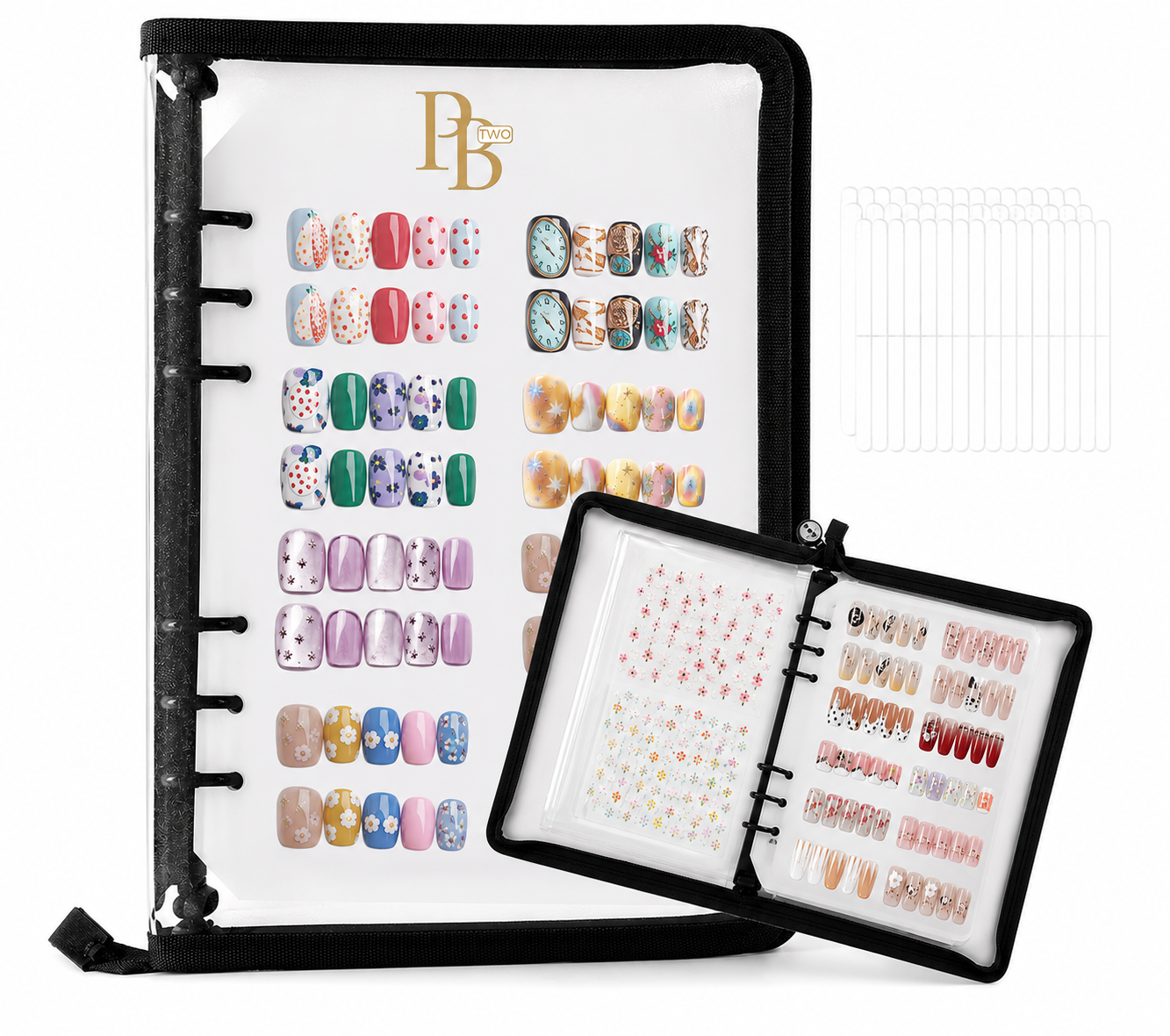 Press-On Nail Storage Binder | Polished by Two