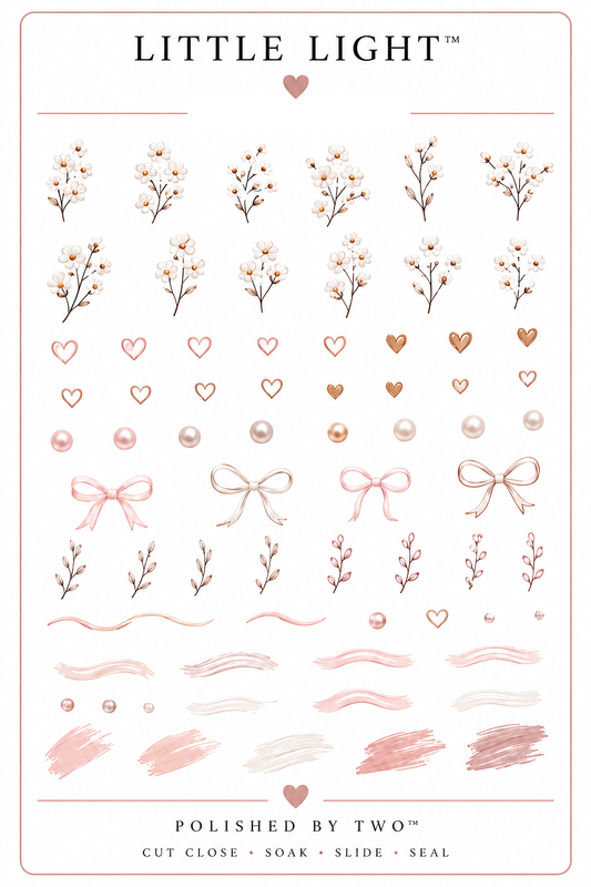Little Light Waterslide Nail Art Decals
